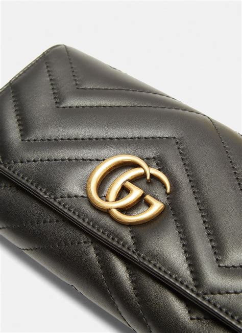 gucci wallet black for women.